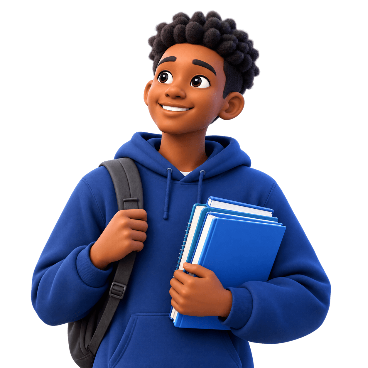 Student ready to begin learning